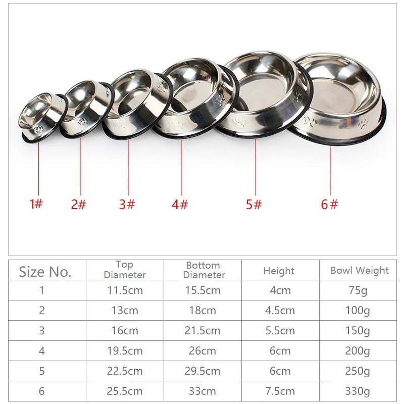 Stainless Steel Pet Bowl Feeder